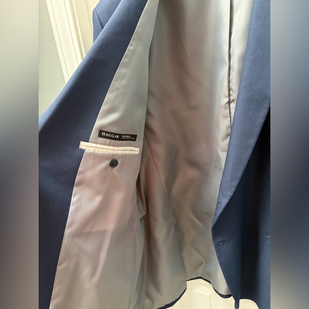 Haggar Tailored Fit Travel Performance Suit Jacket - Picture 3 of 8